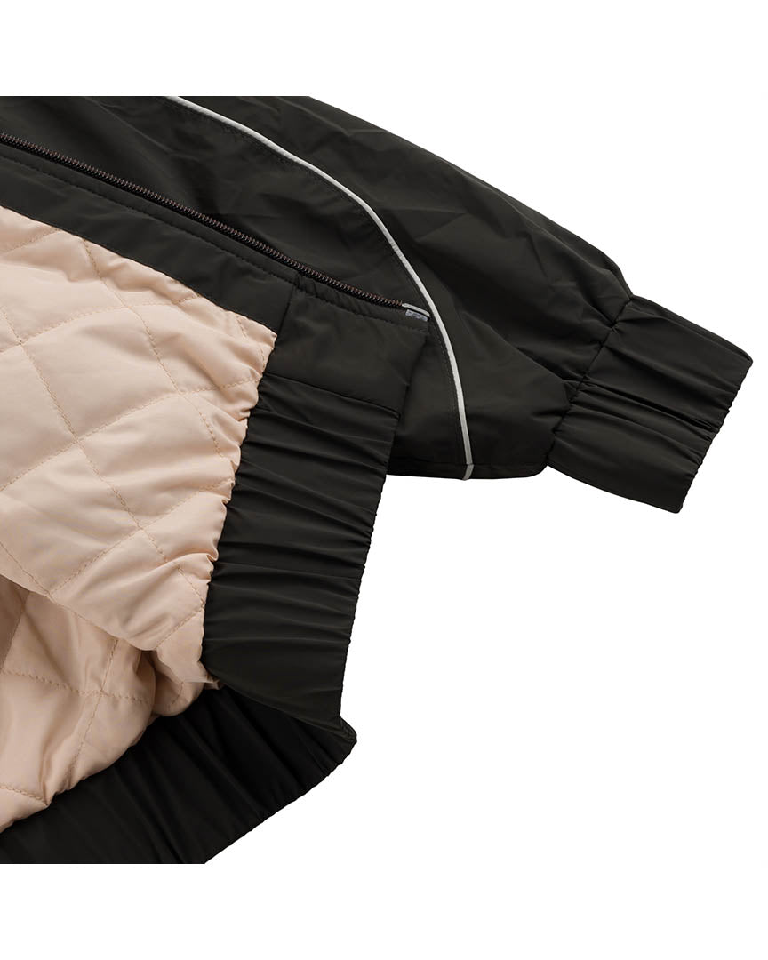 Insulated Track Winter Jacket - Vintage Black