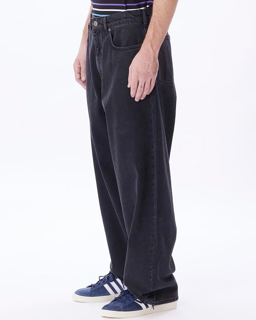 Bigwig Baggy Denim Jeans - Faded Black