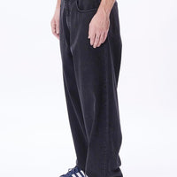 Bigwig Baggy Denim Jeans - Faded Black