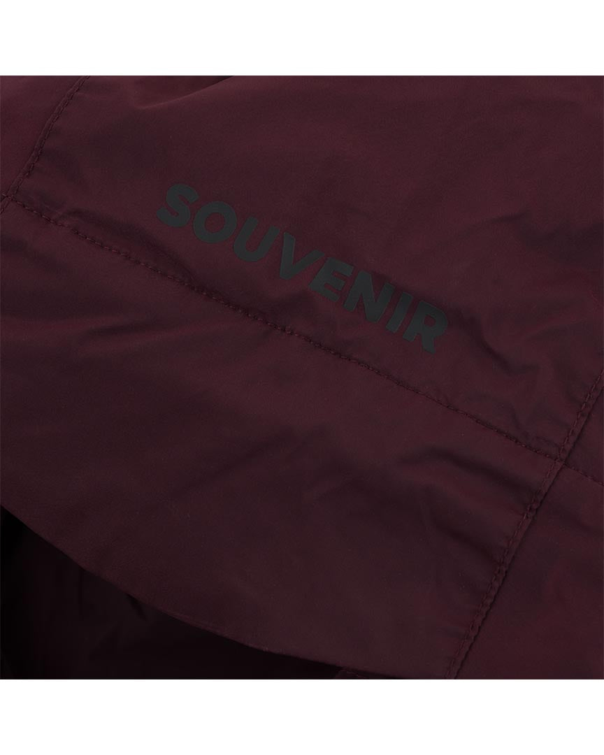 Insulated Track Winter Jacket - Oxblood