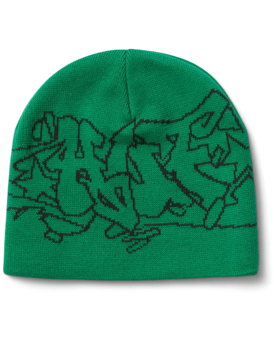 Tuque Outlines Skull - Green