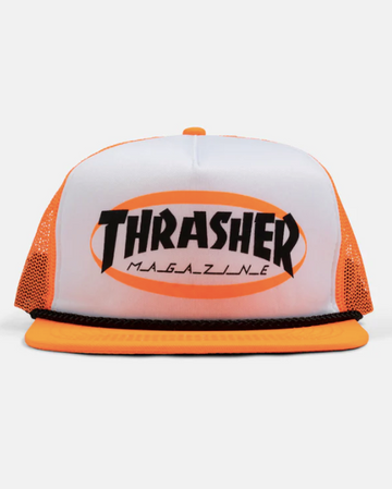 Ellipse Mag Logo Trucker Hat - Orange