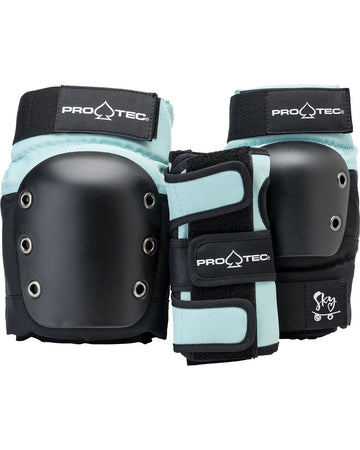 Protection Junior 3 Pack Pad Sets - Blue Black