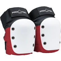 Protection Street Knee/Elbow Pads - Red/White/Black