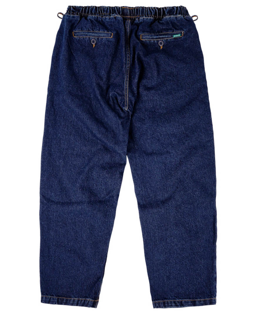 Loose Pants Pants - Blue Denim