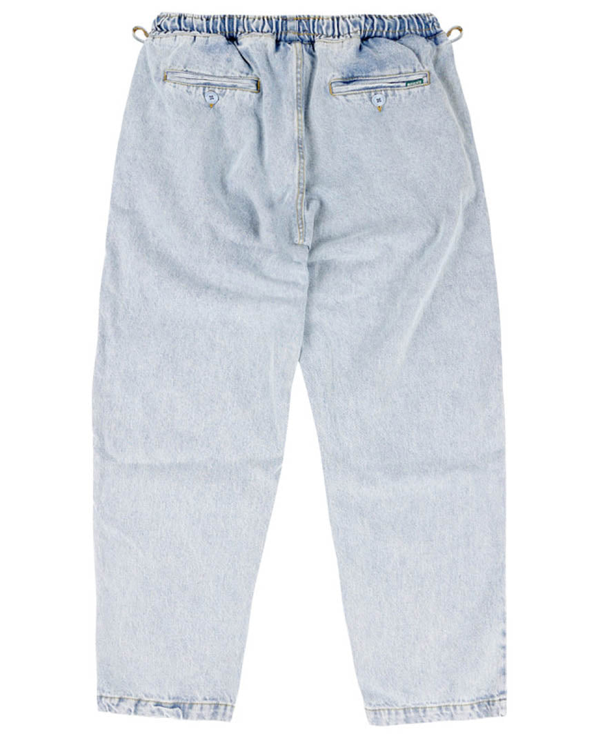 Pants Loose Pants - Washed Denim