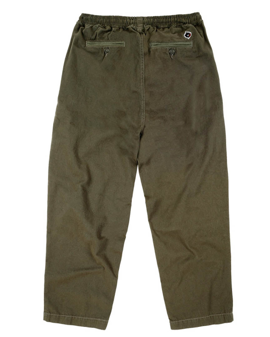 Pants Loose Pants - Dark Olive