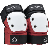 Street Knee/Elbow Pads Protective Gear - Red/White/Black