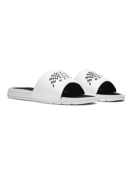 Huf Huf Slide Sandals White Boutique Adrenaline